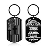 DuoDiner Keychains Gifts for Men Dad Son Brother Boyfriend Husband Grandpa Grandson,Mens Keychain Gifts (*Graduation, Black)