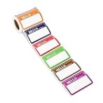 L Liked 300 Stickers – Colors Plain Name tag Labels with Perforated Line for School Office Home (Hello – 300 Labels) @ $2.87