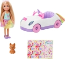 Barbie Chelsea Doll & Unicorn Toy Car @ $8.99