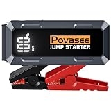 Povasee 4000A Jump Starter 12V Battery Jumper Starter(10L Gas 10L Diesel Engine),Car Battery Jump Starter with 3