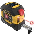LEXIVON 2 in 1 Digital Laser Tape Measure | 130ft/40m Laser Distance Meter Display On Backlit LCD Screen with 16ft/5m AutoLock Measuring Tape | Ft/Inch/Fractions/M/mm(LX-201) @ $27.43