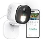 winees Security Cameras Outdoor, Wired 2K Wi-Fi Cameras for Home Security, 2.4G Indoor Camera, Human/Pet AI Detection, Color Night Vision, 2-Way Audio, Support Cloud/128G SD Card Storage @ $20.00