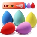 BEAKEY 5 Pcs Makeup Sponges Set, Latex-Free Blender, Perfect for Liquid, Cream, Powder, Soft Wonder Blender Boun Boun Beauty Sponges, Beauty Gift Set @ $7.99 ($1.60 / Count)