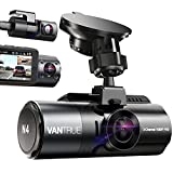 Vantrue N4 3 Channel 4K Dash Cam, 4K+1080P Front and Rear, 1440P+1440P Front and Inside, 1440P+1440P+1080P Three Way Triple Car Camera, IR Night Vision, 24hr Parking Mode, Capacitor, Support 256GB Max @ $207.99