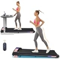 UPREIGN Walking Pad Under Desk Treadmill with Incline for Home and Office,Remote Control LED Display 3 in 1 Portable Mini Walking Jogging Machine，Flag @ $199.99