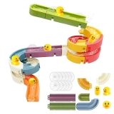 Bath Toys Water Balls Tracks for Kids for Wall Bathtub Toy Slide for Toddlers 3 4 5 6 Years 37 Pcs DIY Take Apart Set Shower Gift for Children @ $10.00
