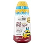 Zarbee’s Kids All-in-One Daytime Cough for Children 6-12 with Dark Honey, Turmeric, B-Vitamins & Zinc, 1 Pediatrician Recommended, Drug & Alcohol-Free, Grape Flavor, 4FL Oz @ $5.26 ($1.32 / Fl Oz)