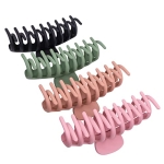 JSY Large Hair Claw Clips for Thick Hair Long for Women Nonslip for Thin Hair Strong Hold Hair Clips 90’s Fashion Hair Styling Accessories As Combs 4 Colors (4 Packs) @ $4.00