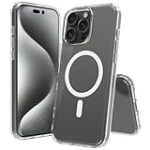 iPhone 16 pro max Case [Compatible with Magsafe]Translucent Matte Phone Cover, [10 FT Military Grade Drop Protection] Slim Durable Shockproof Protective (Transparent Magnetic, iPhone 16 Pro Max)