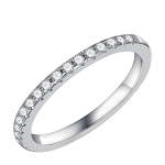 SMILEST 1.8MM Moissanite Wedding Rings for Women @ $12