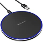 Fast Wireless Charger, 10W Max Wireless Charging Pad for iPhone 13/13 Pro/13 Pro Max/13 Mini/12/SE/11/X/XR/8, Samsung Galaxy, AirPods/AirPods Pro, Huawei Mate 20 Pro/Mate 30/P50 (No AC Adapter) @ $46.99