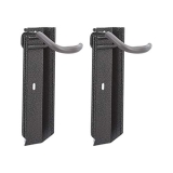 Amazon Basics Bike Hanger Hook – Steel, Hammertone Grey, 2-Pack