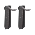 Amazon Basics Bike Hanger Hook – Steel, Hammertone Grey, 2-Pack