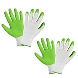 IYICLOTH Gardening Gloves for Women, Breathable Rubber Coated for Yard Garden, Outdoor Indoor Protective Work with Grip @ $2.99