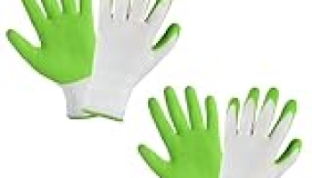 IYICLOTH Gardening Gloves for Women, Breathable Rubber Coated for Yard Garden, Outdoor Indoor Protective Work with Grip @ $2.99