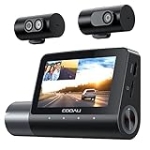 COOAU 2.5K Dash Cam Front and Rear Inside, 2.5K+1080P+1080P 3-Channel Dash Cam, Build-in GPS Wi-Fi, Dash Camera for Cars wif Super IR Night Vision, 24-HR Parking Mode, Supports 512 GB Max (D50) @ $199.99