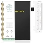 Weekly Appointment Planner Book Undated, Alltree Daily Planner Hourly with 30-Minute Intervals for Precise Planning, Appointment Notebook with Times Management, Spiral Binding, Black (7