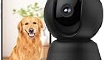 Hugolog 4K 8MP Indoor Pan/Tilt Security Camera with Auto-Focus,Ideal for Baby Monitor/Pet Camera/Home Security,Starlight Color Night Vision,Human/Pet AI,Two-Way Audio,US Cloud,Compatible with Alexa @ $19.99