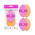 Real Techniques Miracle 2-In-1 Powder Puff, Dual-Sided, Full-Size Makeup Blending Puff, Reversible Elastic Band, Precision Tip Makeup Sponge & Powder Puff, For Liquid, Cream & Powder, 2 Count @ $5.48