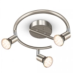 Ascher 3 Lights Spiral LED Track Lighting Kit  @ $12.99