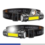 2000 Lumens Headlamp Rechargeable Ultra-Light Waterproof @ $9.49