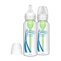 Dr. Brown’s Natural Flow® Anti-Colic Options+™ Narrow Glass Baby Bottles 8 oz/250 mL @ $10.02