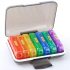 YUSHAN Premium Weekly(7-Day) Travel Pill Organizer 2/3/4 Times a Day | Medicine Organizer Pill Holder Contains 7 Cute Pill Box | AM/PM Pill Case for Organizer Vitamins/Fish Oil/Supplements… @ $9.47