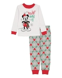 Disney Boys’ Mickey Mouse 2-Piece Snug Fit Long Sleeve Long Pant Cotton Pajama Sets @ $6.53