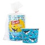 Glad Disposable Paper Snack Bowls in Shark Design | Snack Cup Paper Bowls for Kids | 12 Oz Paper Bowl Microwavable Soak Proof Snack Cups Disposable Bowls, 8 Count @ $2.88