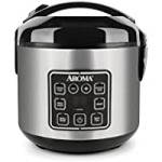 Aroma Housewares 2-8-Cups Digital Cool-Touch Rice Grain Cooker (Silver) @ $29.92