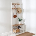 Honey-Can-Do Entryway Hall Tree with Bench and Shoe Storage @ $68.84