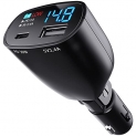USB C Car Charger Adapter with Voltage Display @ $4.19