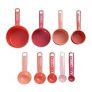 Farberware Measuring Cups and Spoons Set (9-Piece, Coral Ombre) @ $4.99