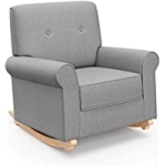 Graco 35.5 D x 34.75 W x 36.75 H Inch Harper Tufted Upholstered Nursery Rocking Chair (Horizon Gray) @ $199.99