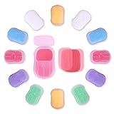 Bamsod 12 Boxes (240 Sheets) Mini Hand Soap Sheets Antibacterial Soap Paper Sheets Portable Disposable Travel Scented Bath Slice Sheet Foaming Paper Soap Confetti Slide Flakes for Travel and Outdoor @ $4.94