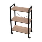 Coral Flower 3-Tier Kitchen Storage Rack Shelf Unit for Living Room Bedroom Office Kitchen @ $23.50