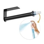 SpaceAid SprayNeat Paper Towel Holder with Spray Bottle, Under Cabinet Paper Towels Holders with Sprayer Inside Center, Hanging Wall Mount Papertowels Roller for Kitchen and Bathroom (Black) @ $6.49