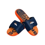 Denver Broncos NFL Mens Gradient Wordmark Gel Slide – M @ $11.08