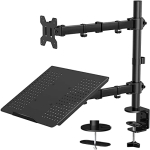 HUANUO Monitor and Laptop Mount with Tray for 13- 27 inch @ $24.99
