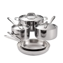 Tramontina 8-Piece Cookware Set Stainless Steel @ $157