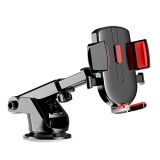 Car Phone Holder Mount,360 Degree Rotating Dashboard Magnetic Car Phone Mount,Desk Stand for iPhone,Samsung,Moto,Huawei,Nokia,LG,Smartphones (Black-Red)