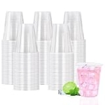 BYSNOW 12 oz Clear Plastic Cups, 300 Count Plastic Cups Bulk, PP Clear Plastic Cups for Party with Higher Heat Resistance, Suit for Hot/Cold Beverages, Soda, Juice (12oz 300count) @ $10.39