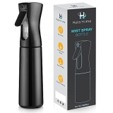Continuous Empty Spray Bottle Mister (300ml/10.1oz – Black)Ultra Fine Mist for Hair Styling @ $5.00