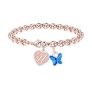 IEFWELL Teen Girl Gifts Trendy Stuff – Charm Bracelets for Teen Girl Gifts for Girls Butterfly Bracelets for Teen Girl Gifts Initial U Bracelets for Teen Girls Gifts for Girls Jewelry for Girls @ $3.49