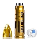 Fathers Day Dad Gifts for Dad Stepdad Grandpa from Daughter Wife Son, Birthday Gifts for Men 17oz Stainless Steel Bullet Tumbler on Father’s Day Christmas Stocking Stuffers Valentines Anniversary @ $5.39