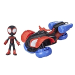 Marvel Spidey and His Amazing Friends Change ‘N Go Techno-Racer Vehicle and Miles Morales: Spider-Man 4-inch Action Figure @ $10.99