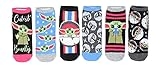Star Wars The Mandalorian Baby Yoda Poses Juniors/Womens 6 Pack Ankle Socks Medium @ $4.99