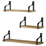 Love-KANKEI Floating Shelves Wall Mounted Set of 3 @ $13.99