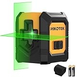 Nikotek Laser Level Self-Leveling Green Beam Horizontal and Vertical Cross-Line Laser for Home Decoration Carrying Pouch, Battery Included @ $10.99