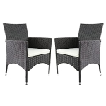 Amazon Brand – Ravenna Home Set of 2 Contemporary Outdoor Patio Dining Chairs with Cushion @ $121.59